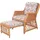 Home Affaire Rattanstuhl Handarbeit 67 x 91 x 75 cm Braun