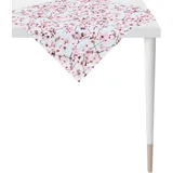 APELT Mitteldecke APELT "6450 SPRINGTIME, Frühjahrsdeko, Frühling" Gr. 1, bunt (rosa, hellblau, natur), B:88cm L:88cm, Baumwolle, Polyester, Tischdecken, Mitteldecke, Digitaldruck