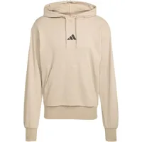 Adidas Herren Essentials FEELCOZY French Terry Hoodie, Warm Sandstone/Black,