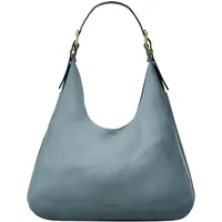 Michael Kors Nolita Large Schultertasche Nubukleder Blue