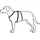 Trixie Panikgeschirr Stay Hundegeschirr Schwarz S-M