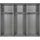 WIMEX Schwebetürenschrank England 270 x 208 x 65 cm Weiß