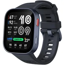 Amazfit Bip Max BT 45 mm Kunststoffgehäuse Dunkelblau Silikonarmband Dunkelblau M