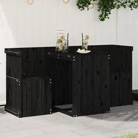 vidaXL Cadenis Loungeset schwarz
