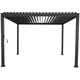 Gardenson Pergola, Metall, 360x250x360 cm, Sonnen- & Sichtschutz, Pavillons