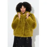 Angel Of Style by Happy Size Plüschjacke Gelb/Orange 54