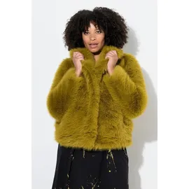 Angel Of Style by Happy Size Plüschjacke Gelb/Orange 54