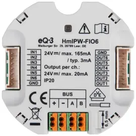 eQ-3 Homematic IP Wired Smart Home IO Modul Unterputz - 6-fach