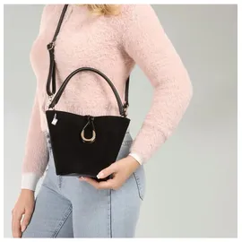 FLORENCE Henkeltasche Leder Schwarz