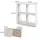 Vicco Raumteiler Tetra 72,6 x 72 cm Weiß
