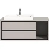 INOSIGN »Skygge, Breite 100 cm, inkl. Mineralguss-Waschbecken, 2 Schubkästen«, (2 St.), Hängeschrank, Unterschrank, Badmöbel, Badschrank, Schrank, Bad