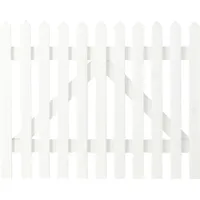 Plus Vorgartenzaun 100 x 80 cm Weiß