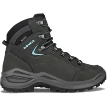 Lowa Renegade Evo GTX Mid Damen Slim Asphalt/Türkis 43,5
