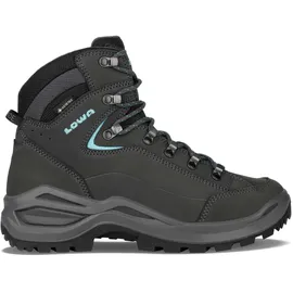 Lowa Renegade Evo GTX Mid Damen Slim Asphalt/Türkis 43,5