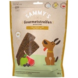 Bosch Tiernahrung Bosch Sammys Gourmetstreifen Hühnchen | Lamm | Fleischiger Snack für Hunde | 1 x 180 g