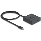DeLock USB 10 Gbps USB Type-C Switch 2 auf 1, 8K