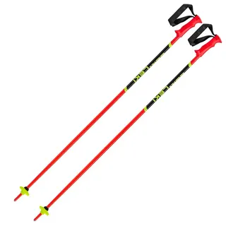 Leki Racing Kids Bright red-black-neonyellow