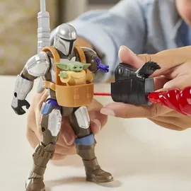 Star Wars MixMashers Mandalorianer & Grogu individualisierbares Mix-and-Match Deluxe Action-Figurenset