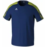 Erima Evo Star Junior Kurzarm-T-Shirt New Navy / Lime 116 cm
