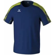 Erima Evo Star Junior Kurzarm-T-Shirt New Navy / Lime 116 cm