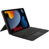 Gecko Covers Tastatur Cover 2.0 für iPad 10.2'' dunkelgrau QWERTZ