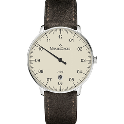 Meistersinger New Vintage Neo Plus NE403 Sonderangebot - elfenbein,braun - 40mm