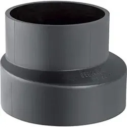 Geberit Pe Reduktion 365558161 DN 70/40, exzentrisch, kurz, PE-HD