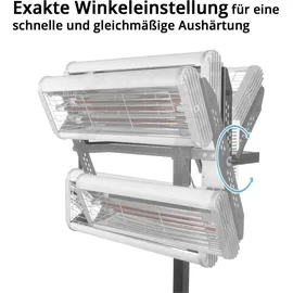 STAHLWERK Infrarot Lacktrockner IL-2400 ST mit 2.400 Watt und Stativ