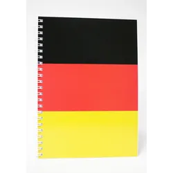 ADINA Premium Collegeblock Kollegblock "Deutschlandfahne" A4 dotted