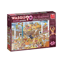 Jumbo Spiele Puzzle 19178 Wasgij Destiny Retro 4 Die Wasgij-Spiele, 1000 Puzzleteile bunt