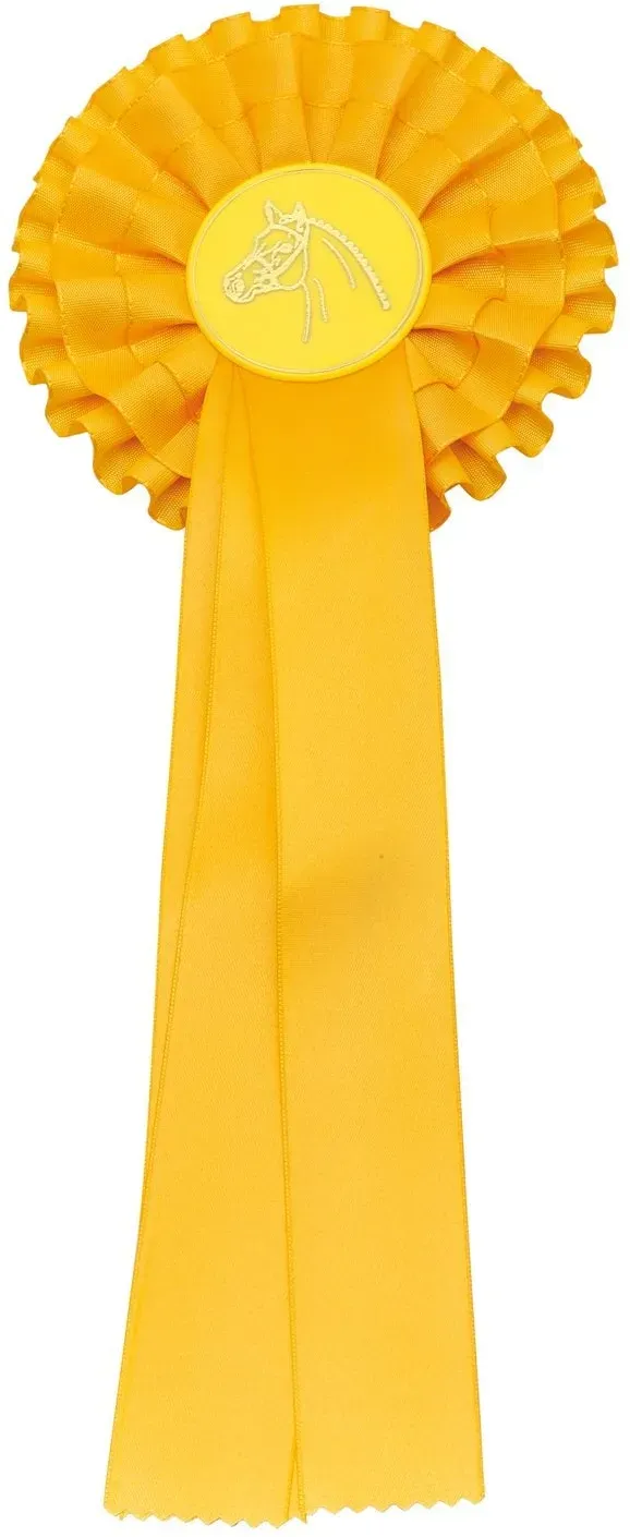 Turnierschleife gold