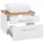 WELLTIME Waschbeckenunterschrank WELLTIME "Davos", weiß, B:60cm H:55cm T:47cm, Schränke, Waschbeckenunterschrank, Badmöbel, Waschtisch inkl. Waschbecken, Breite 60 cm