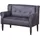 Home Affaire Küchensofa HOME AFFAIRE "Moro", grau (anthrazit), B:142cm H:99cm T:73cm, Microfaser in Antiklederoptik (100% Polyester), Sofas, in verschiedenen Stoffen und Farben