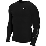 Nike Pro Dri-FIT langarm Funktionsshirt Herren black/white 3XL