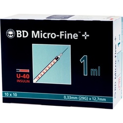 BD Micro-Fine+ Insulinspritze 1ml U40 12,7mm
