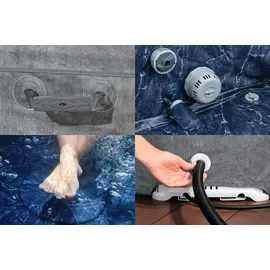 BESTWAY Carrara Ø 170 x 65 cm Grau