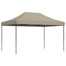 vidaXL Partyzelt Faltbar Pop-Up Taupe 440x292x315 cm