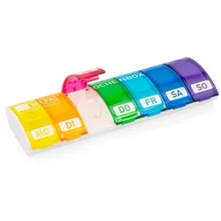 WEPA 1x7 Wochenbox Regenbogen UV-Schutz+ 1 St