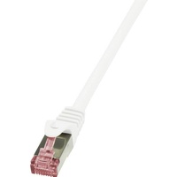 Logilink PrimeLine Patchkabel Cat6, S/FTP RJ-45/RJ-45, 15m, weiß (CQ2101S)