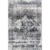 Xxxl Vintage-Teppich Ilian 500, Grau, Textil, rechteckig, 160x230 cm, für Fußbodenheizung geeignet, Teppiche & Böden, Teppiche, Vintage-Teppiche