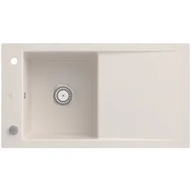 Villeroy & Boch Timeline 50 flat rechts flächenbündig crema Excenterbetätigung 871 x 475 mm