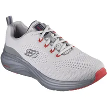 SKECHERS Herren Vapor Foam Sneaker, Graues Netz-Synthetik-Orangenbes, 42.5 EU