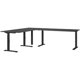 Germania Winkelschreibtisch Mailand grau