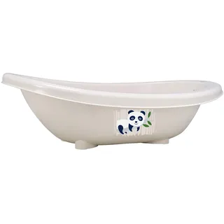 Rotho Babydesign Bio-Line Badewanne - Bio - Badewanne - Babybadewanne - Kinderbadewanne - Duschbadewanne - Motiv Panda