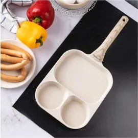Klausberg 3-in-1 Marmorpfanne für Eier, Pfannkuchen und Crêpes 22x18cm BEIGE KLAUSBERG KB-7829 - Beige