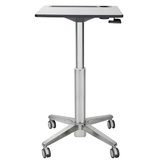 Ergotron LearnFit mobiler Steh-Sitz Tisch, 74-114cm, Mobiler Arbeitsplatz (24-547-003)