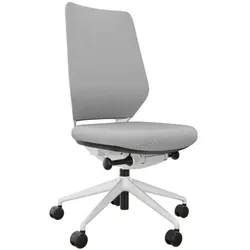 fm Büromöbel Bürostuhl »Asiento« ohne Armlehnen Komfort grau
