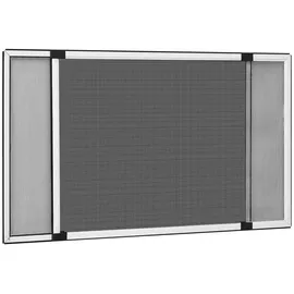 vidaXL Ausziehbarer Insektenschutz für Fenster 193 x 75 cm Weiß