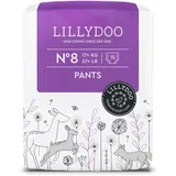 LILLYDOO Baby Windeln Pants - Größe 8 (17+ kg), 15 Höschenwindeln, Sicherer Auslaufschutz - Hautfreundlich, Weich & Ohne Lotionen für empfindliche Haut, Dermatologisch getestet