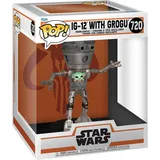 Funko Pop! Deluxe: Grogu (The Child, Baby Yoda) - (IG-12) - The Mandalorian - Vinyl-Sammelfigur - Geschenkidee - Offizielle Handelswaren - Spielzeug Für Kinder und Erwachsene - TV Fans